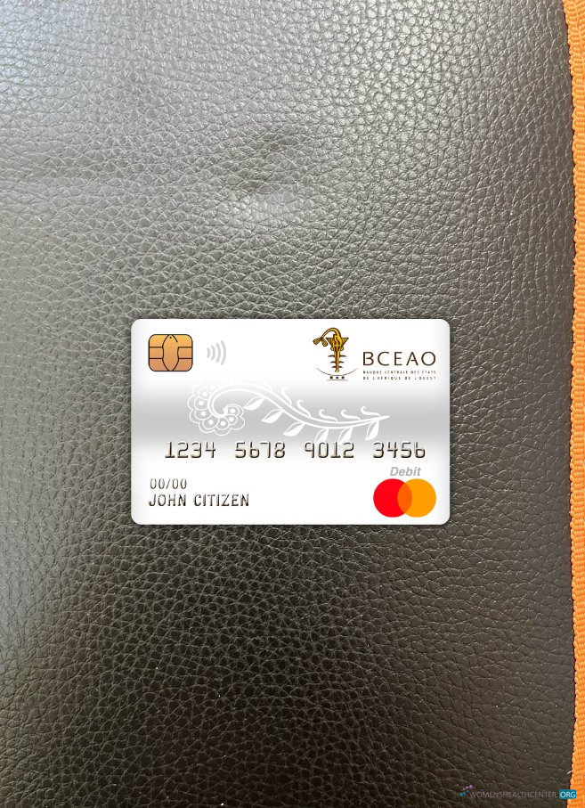 Burkina Faso the central bank of west african states bank master debit card photolook front